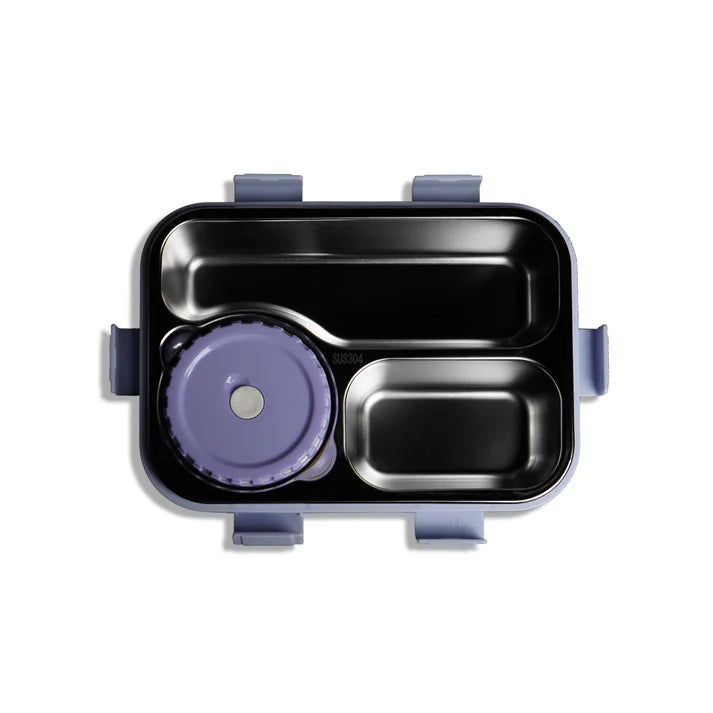 Kids Stainless Steel Bento Lunch Box | Leakproof Compartment Lunch Box for School