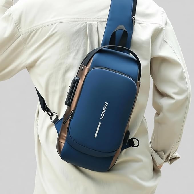 UrbanLock Anti-Theft Sling Backpack | Secure Travel | Crossbody Bag anti-theft-sling-backpack-lock