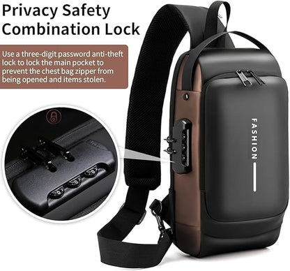 UrbanLock Anti-Theft Sling Backpack | Secure Travel | Crossbody Bag anti-theft-sling-backpack-lock
