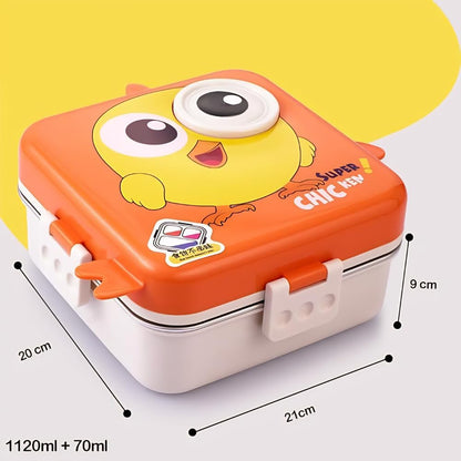 Kids Dinosaur Lunch Box | Leakproof Bento Lunch Box for School & Travel